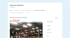 Desktop Screenshot of americancontainer1.com