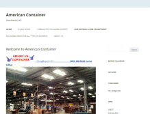 Tablet Screenshot of americancontainer1.com